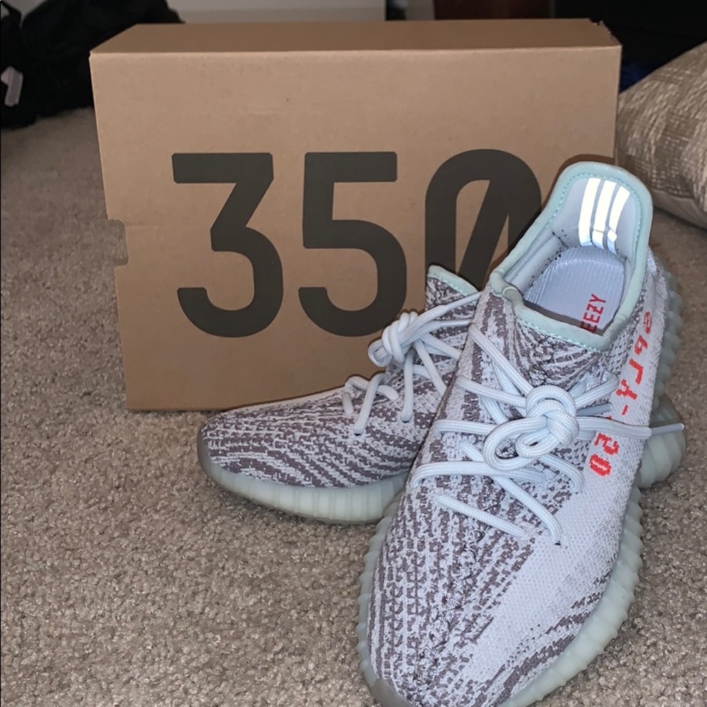 Authentic Blue Tint Yeezys